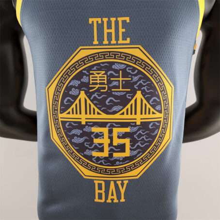 Camisa Regata NBA Golden State Warriors – Cinza – #35 Durant - 2018 - Imagem 2