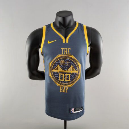 Camisa Regata NBA Golden State Warriors – Cinza – #00 Kuminga - 2018