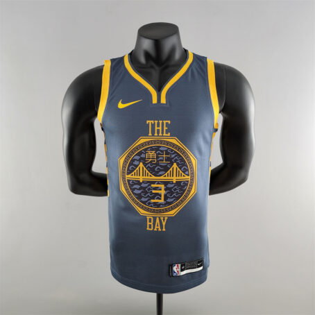 Camisa Regata NBA Golden State Warriors – Cinza – #3 Poole - 2018