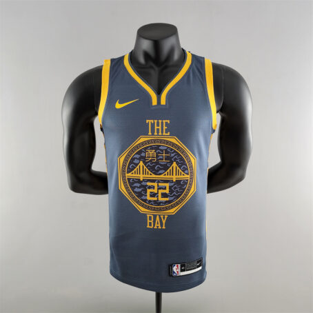 Camisa Regata NBA Golden State Warriors – Cinza – #22 Wiggins - 2018