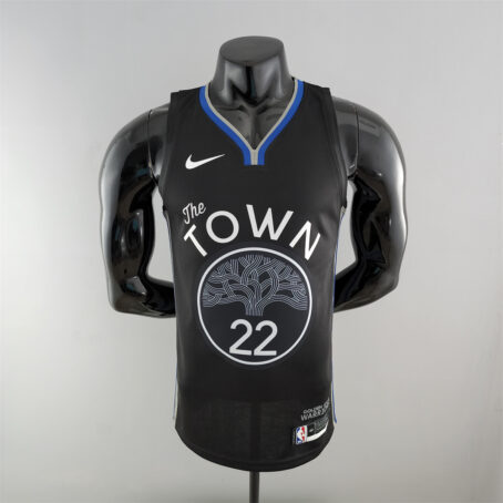 Camisa Regata NBA Golden State Warriors – Preta – #22 Wiggins – 2020