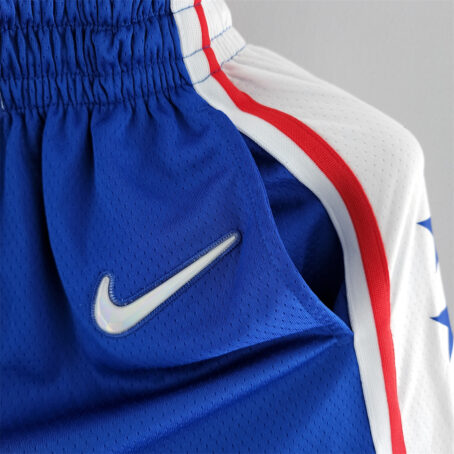 Short NBA Philadelphia 76ers - Azul/Branco - 75 anos - Imagem 4