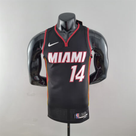Camisa Regata NBA Miami Heat – Preta – #14 Herro – 75 Anos