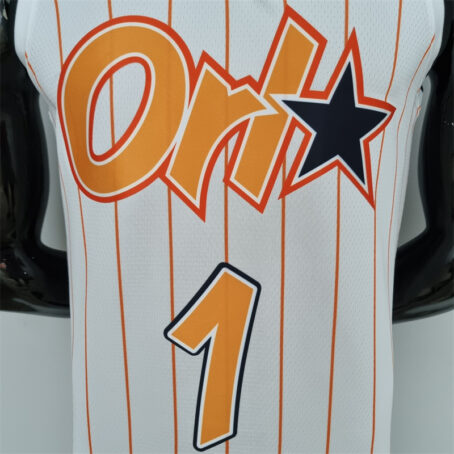 Camisa Regata NBA Orlando Magic – Branca – #1 McGrady – 75 Anos - Imagem 2