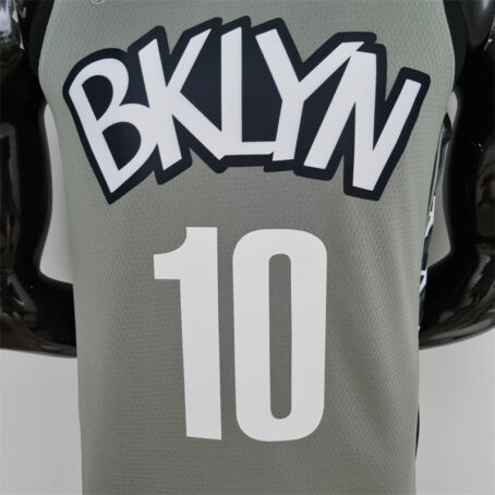 Camisa Regata NBA Brooklyn Nets City – Cinza – #10 Simmons - 75 Anos - Imagem 2