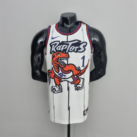 Camisa Regata NBA Toronto Raptors – Branca – #1 McGrady