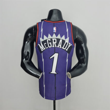 Camisa Regata NBA Toronto Raptors – Roxa – #1 McGrady - Imagem 9