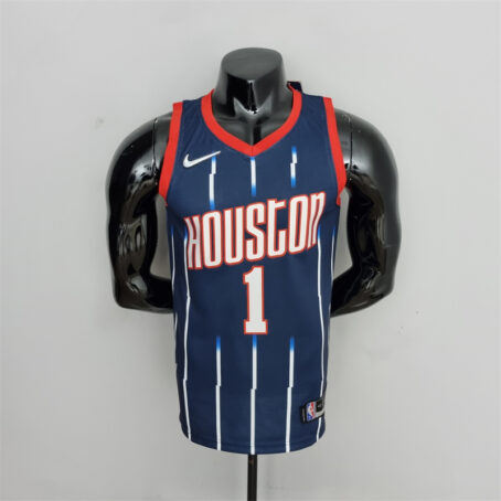 Camisa Regata NBA Houston Rockets – Azul – #1 McGrady – 2022
