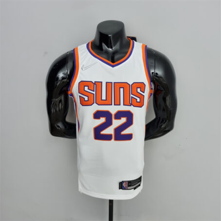 Camisa Regata NBA Phoenix Suns – Branca – #22 Ayton – 75 Anos