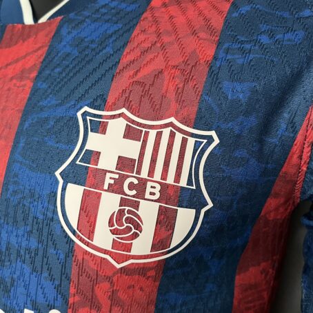 Camisa Barcelona Edição Especial - Modelo Jogador - Azul/Grená - 24/25 - Imagem 4