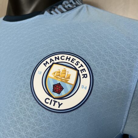 Camisa Manchester City Longa - Modelo Jogador - Azul - 24/25 - Imagem 4
