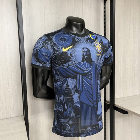 Camisa Brasil Edição Especial - Modelo Jogador - Azul – 24/25 - Imagem 6