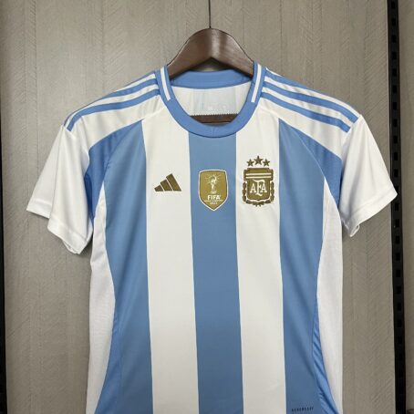 Camisa Argentina - Infantil - Azul/Branca - 24/25 - Imagem 5