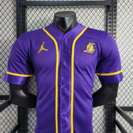 Camisa Stadium NBA Los Angeles Lakers – Roxa - Imagem 5