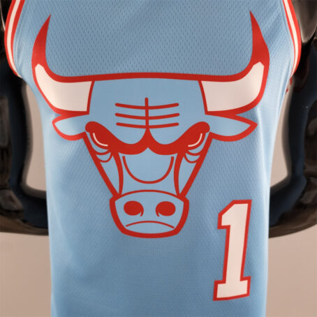 Camisa Regata NBA Chicago Bulls – Azul – #1 Rose - Imagem 2