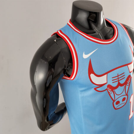 Camisa Regata NBA Chicago Bulls – Azul – #11 DeRozan - Imagem 5