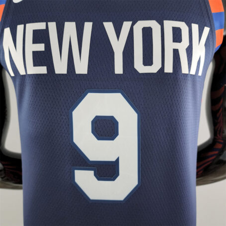 Camisa Regata NBA New York Knicks – Azul - #9 Barrett - Imagem 2