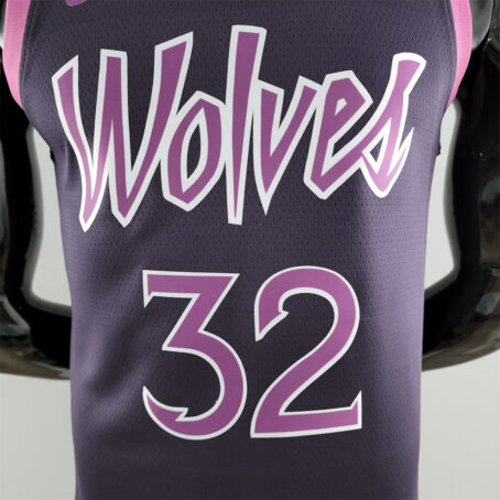 Camisa Regata NBA Minnesota Timberwolves – Roxa - #32 Towns - Imagem 2