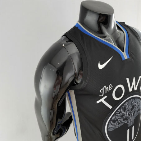 Camisa Regata NBA Golden State Warriors – Preta – #11 Thompson – 2020 - Imagem 5
