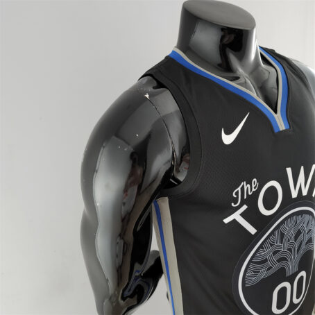 Camisa Regata NBA Golden State Warriors – Preta – #00 Kuminga – 2020 - Imagem 5