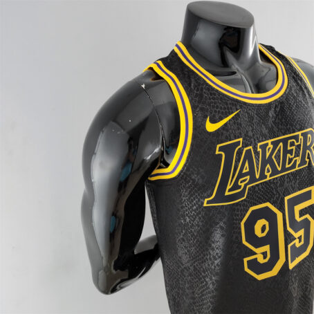Camisa Regata NBA Los Angeles Lakers – Preta – #95 Toscano - Imagem 5