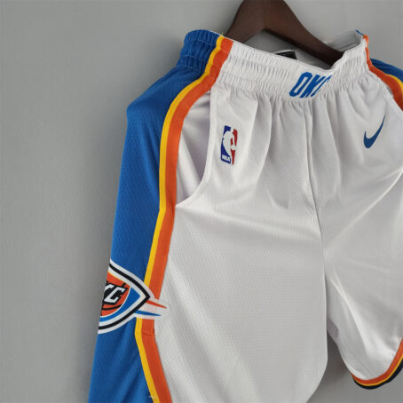 Short NBA Oklahoma City Thunder - Branco - Imagem 5