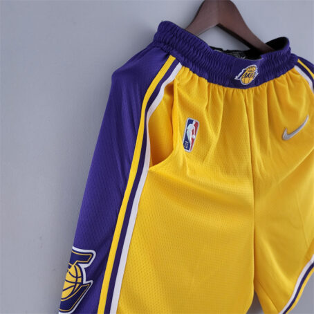 Short NBA Los Angeles Lakers - Amarelo - 75 anos - Imagem 5