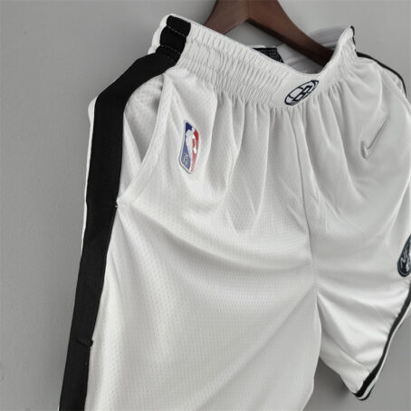 Short NBA Brooklyn Nets - Branco - 75 Anos - Imagem 5