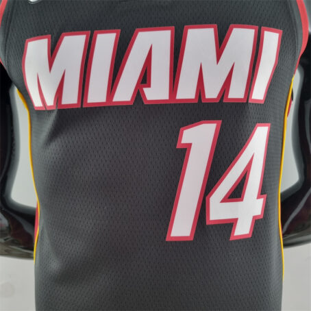 Camisa Regata NBA Miami Heat – Preta – #14 Herro – 75 Anos - Imagem 2