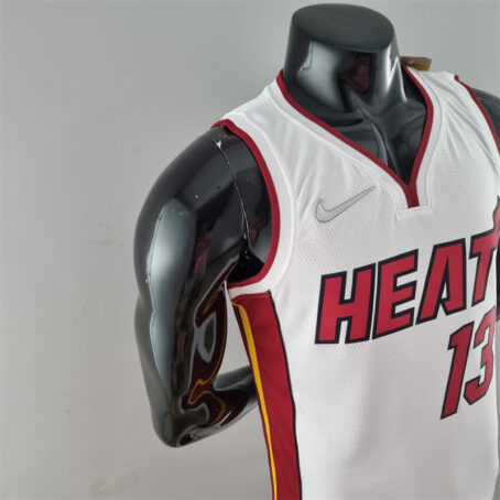 Camisa Regata NBA Miami Heat – Branca – #13 Adebayo – 75 Anos - Imagem 5