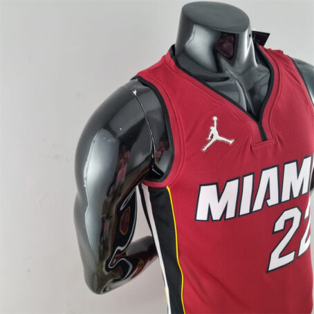 Camisa Regata NBA Miami Heat – Vermelha – #22 Butler – 75 Anos - Imagem 5