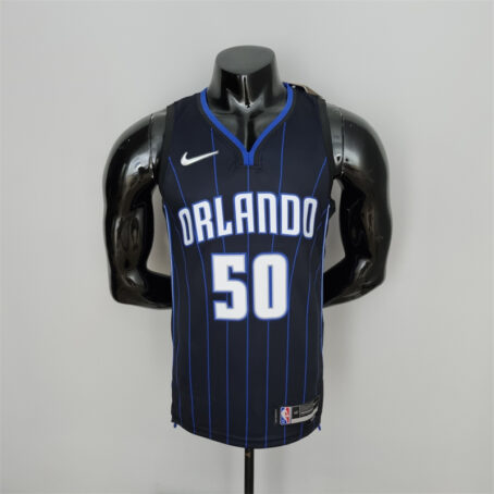 Camisa Regata NBA Orlando Magic – Preta – #50 Anthony - 75 Anos