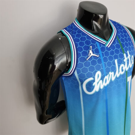 Camisa Regata NBA Charlotte Hornets City – Azul – #1 Ball - 2022 - Imagem 5