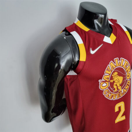Camisa Regata NBA Cleveland Cavaliers – Vermelha – #2 Irving - 2022 - Imagem 5