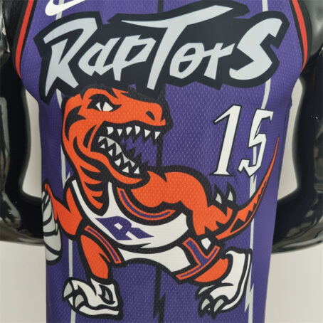 Camisa Regata NBA Toronto Raptors – Roxa – #15 Carter - Imagem 2