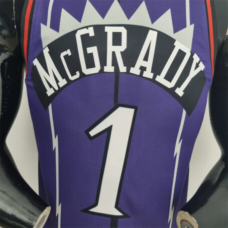 Camisa Regata NBA Toronto Raptors – Roxa – #1 McGrady - Imagem 8