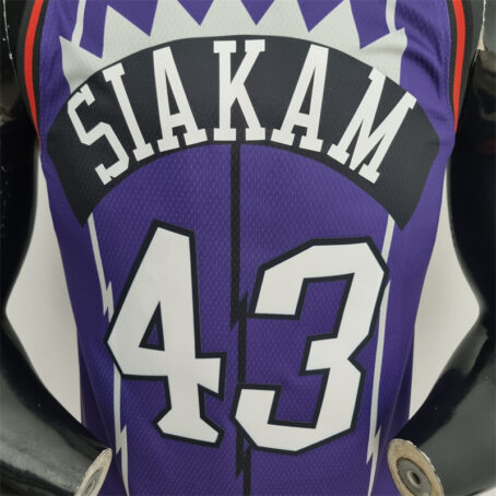 Camisa Regata NBA Toronto Raptors – Roxa – #43 Siakam - Imagem 8