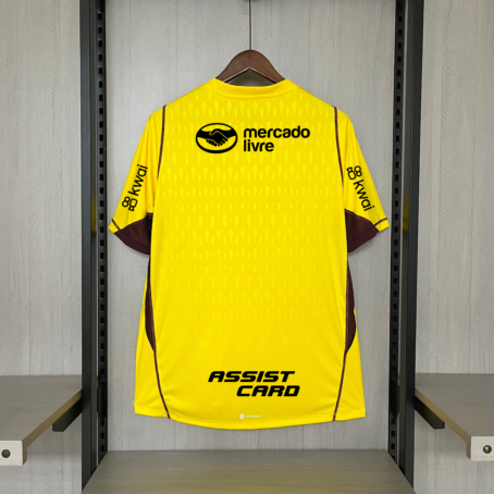 Camisa Flamengo Goleiro - Patrocínio - Amarela - 24/25 - Imagem 5