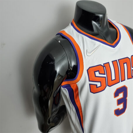 Camisa Regata NBA Phoenix Suns – Branca – #3 Paul – 75 Anos - Imagem 5