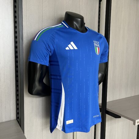 Camisa Itália – Modelo Jogador – Azul – 24/25 - Imagem 6