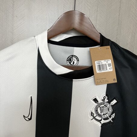 Camisa Corinthians III - Feminina - Preta/Branca - 24/25 - Imagem 5