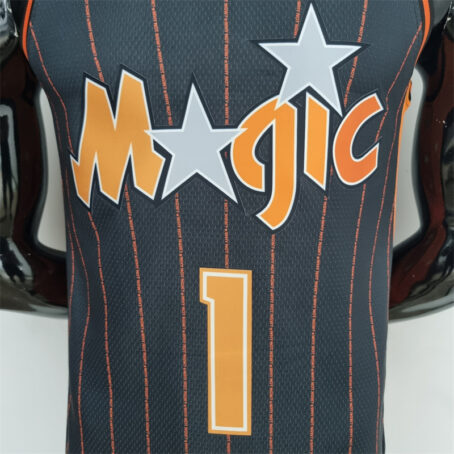 Camisa Regata NBA Orlando Magic City – Preta – #1 McGrady – 2022 - Imagem 2