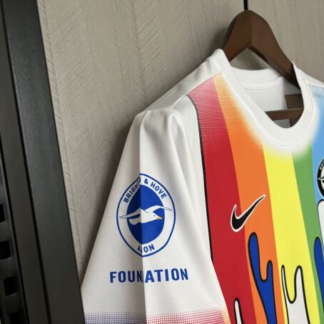 Camisa Brighton - Branca Pre Jogo - 24/25 - Imagem 5