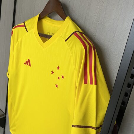 Camisa Cruzeiro Goleiro - Amarela - 24/25 - Imagem 6