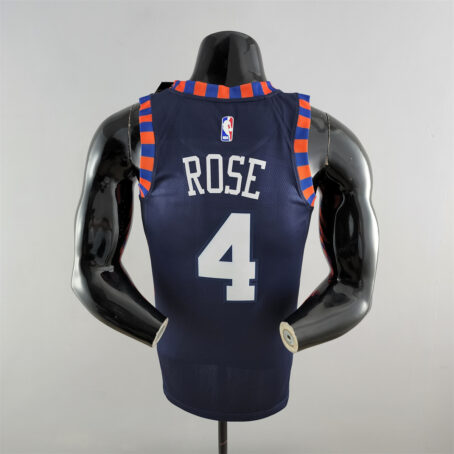 Camisa Regata NBA New York Knicks – Azul - #4 Rose - Imagem 9