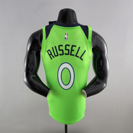 Camisa Regata NBA Minnesota Timberwolves – Verde – #0 Russell - Imagem 8