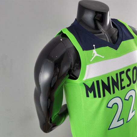 Camisa Regata NBA Minnesota Timberwolves – Verde – #22 Wiggins - Imagem 5