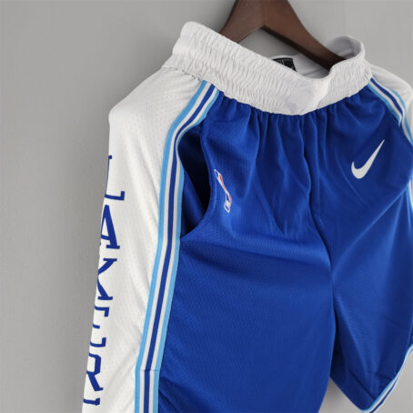 Short NBA Los Angeles Lakers - Azul - Retro - Imagem 6
