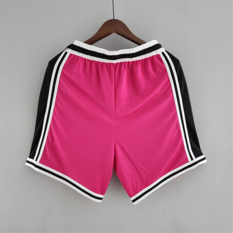 Short NBA Miami Heat - Rosa/Preto - Treino - Imagem 6