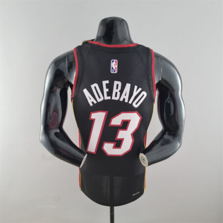 Camisa Regata NBA Miami Heat – Preta – #13 Adebayo – 75 Anos - Imagem 9
